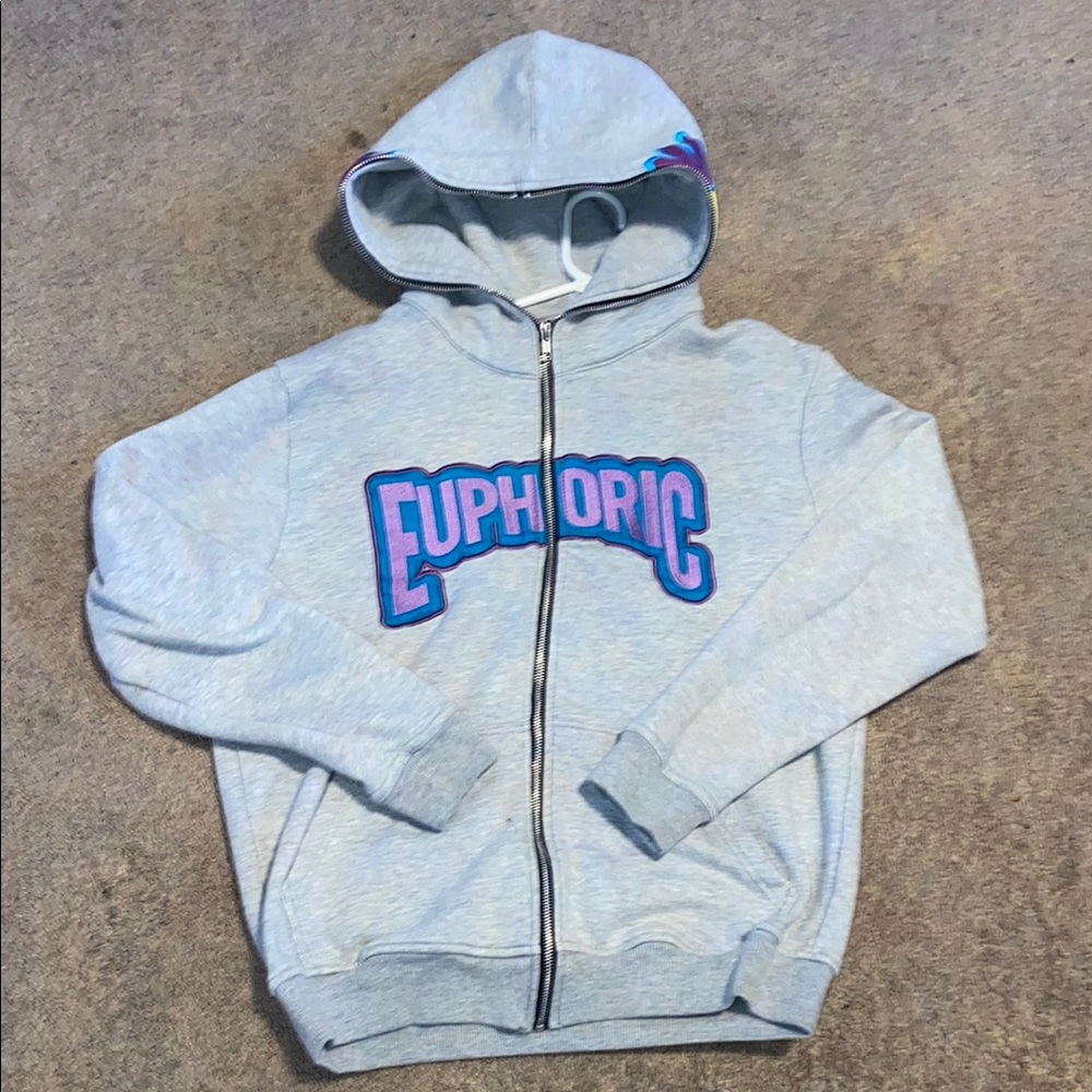 Gray Hoodie Jacket